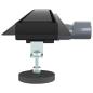 Preview: 2 in 1 Duschabfluss Schwarz 70 cm Edelstahl 304