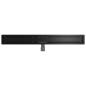 Preview: 2 in 1 Duschabfluss Schwarz 100 cm Edelstahl 304