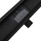 Preview: 2 in 1 Duschabfluss Schwarz 100 cm Edelstahl 304