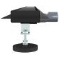 Preview: 2 in 1 Duschabfluss Schwarz 100 cm Edelstahl 304