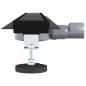 Preview: Duschablauf 2-in-1 mit 360° Siphon Schwarz 90 cm Edelstahl 304