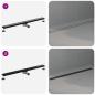 Preview: Duschablauf 2-in-1 mit 360° Siphon Schwarz 100 cm Edelstahl 304