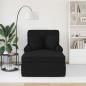 Preview: Chaise Lounge mit Rock Schwarz 91 x 157 x 91 cm Stoff