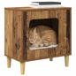 Preview: Katzenhaus Altholz 51 x 30 x 52 cm Holzwerkstoff