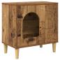 Preview: Katzenhaus Altholz 51 x 30 x 52 cm Holzwerkstoff