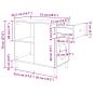 Preview: Katzenhaus Sonoma 72 x 42,5 x 70 cm Holzwerkstoff