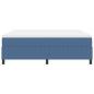 Preview: Boxspringbett Blau und Weiß 180 x 200 cm Cordstoff