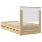 Preview: Bettrahmen Sonoma-Eiche 100 x 200 cm Ingenieurs Holz