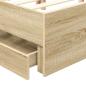 Preview: Bettrahmen Sonoma-Eiche 200 x 200 cm Ingenieurs Holz