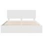 Preview: Bettrahmen mit Schubladen Weiß 200 x 200 cm Ingenieurs Holz