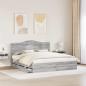 Preview: Bettrahmen Graues Sonoma 180 x 200 cm Ingenieurs Holz