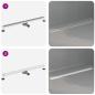 Preview: Duschablauf 2-in-1 mit 360° Siphon Silber 100 cm Edelstahl 304
