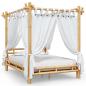 Preview: Himmelbett 140x200 cm Bambus
