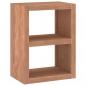Preview: Beistelltisch 45x30x60 cm Massivholz Teak