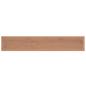Preview: Wandregale 2 Stk. 90x15x4 cm Massivholz Teak