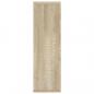 Preview: Wandregal Sonoma-Eiche 85x16x52,5 cm Holzwerkstoff