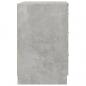 Preview: Nachttisch Betongrau 40x40x63 cm Holzwerkstoff