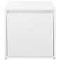 Preview: Schubladenbox Weiß 40,5x40x40 cm Holzwerkstoff