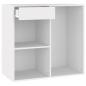 Preview: Kosmetikschrank Weiß 80x40x75 cm Holzwerkstoff