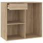 Preview: Kosmetikschrank Sonoma-Eiche 80x40x75 cm Holzwerkstoff