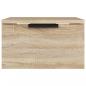 Preview: Wand-Nachttisch Sonoma-Eiche 34x30x20 cm