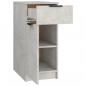 Preview: Büroschrank Betongrau 33,5x50x75 cm Holzwerkstoff