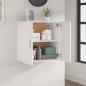 Preview: Wandschrank Weiß 60x30x60 cm Holzwerkstoff