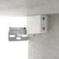 Preview: ARDEBO.de - Wandschrank Betongrau 100x36,5x35 cm Holzwerkstoff
