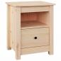 Preview: Nachttische 2 Stk. 40x35x49 cm Massivholz Kiefer