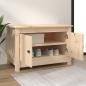 Preview: Schuhschrank 70x38x45,5 cm Massivholz Kiefer