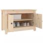 Preview: Schuhschrank 70x38x45,5 cm Massivholz Kiefer