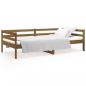 Preview: ARDEBO.de - Tagesbett Honigbraun 90x190 cm Massivholz Kiefer