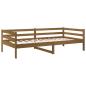 Preview: Tagesbett Honigbraun 90x190 cm Massivholz Kiefer