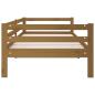 Preview: Tagesbett Honigbraun 90x190 cm Massivholz Kiefer