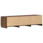 Preview: TV-Schrank Braun Eichen-Optik 140x40x35,5 cm Holzwerkstoff