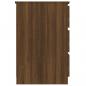 Preview: Schreibtisch Braun Eichen-Optik 140x50x77 cm Holzwerkstoff