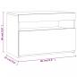 Preview: TV-Schrank mit LED-Leuchten Räuchereiche 60x35x40 cm