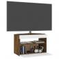Preview: TV-Schrank mit LED-Leuchten Räuchereiche 60x35x40 cm