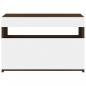 Preview: TV-Schrank mit LED-Leuchten Braun Eichen-Optik 60x35x40 cm