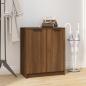 Preview: ARDEBO.de - Schuhschrank Braun Eichen-Optik 59x35x70 cm Holzwerkstoff