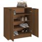 Preview: Schuhschrank Braun Eichen-Optik 59x35x70 cm Holzwerkstoff
