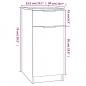 Preview: Schreibtischschrank Grau Sonoma 33,5x50x75 cm Holzwerkstoff