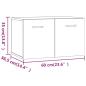 Preview: Wandschrank Räuchereiche 60x36,5x35 cm Holzwerkstoff