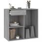 Preview: Kosmetikschrank Grau Sonoma 80x40x75 cm Holzwerkstoff