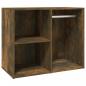 Preview: Regal für Schminktisch Räuchereiche 80x40x65 cm Holzwerkstoff
