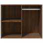 Preview: Regal für Schminktisch Braun Eichen-Optik 80x40x65 cm
