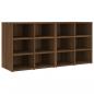 Preview: Schuhregale 2 Stk. Braun Eichen-Optik 52,5x30x50 cm
