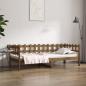 Preview: ARDEBO.de - Tagesbett Honigbraun 80x200 cm Massivholz Kiefer