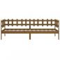 Preview: Tagesbett Honigbraun 80x200 cm Massivholz Kiefer