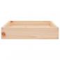Preview: Hundebett 51,5x44x9 cm Massivholz Kiefer
